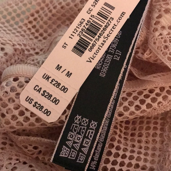 Nude VS Fishnet Lace Cutout Cheekini Panty - Picture 5 of 6